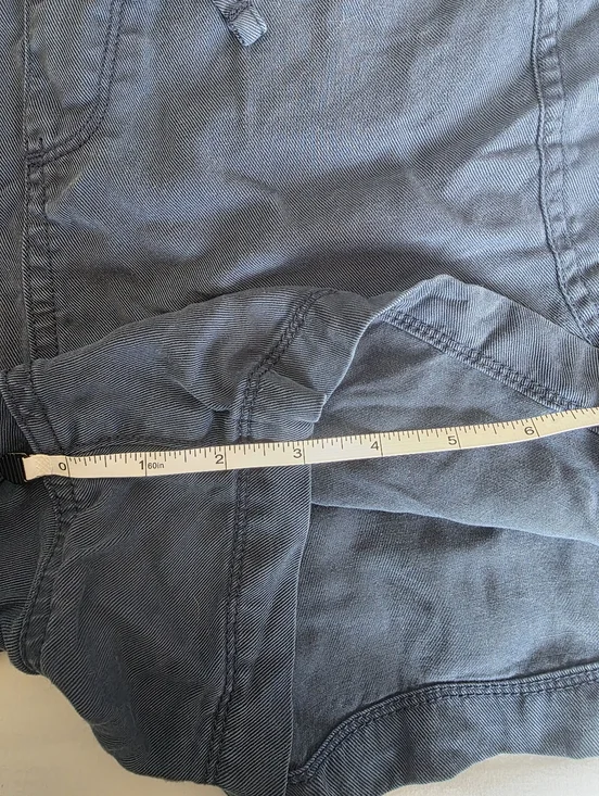 Gap Navy Blue Casual Pull-On Lyocell 3 Inch Shorts Size XXL - Picture 3 of 9